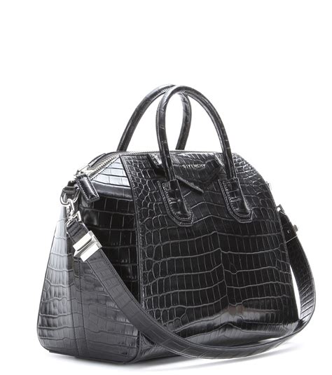 givenchy antigona croc medium|givenchy antigona on sale.